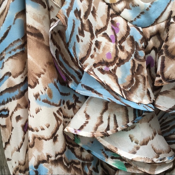 Suzi Chin for Maggy Boutique Silk Sleeveless Mini Dress Size 4 - Picture 7 of 10